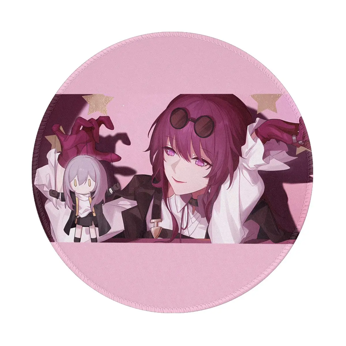 Honkai Star Rail Mouse Pad Kawaii Girl Kafka Vintage Round Mousepad Graphic Soft Tappetini Per Mouse Di Alta Qualità Per Computer Notebook