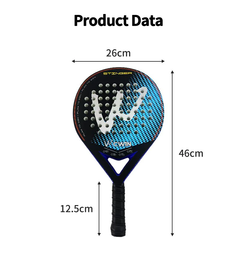 Professional Soft EVA Racket Detail