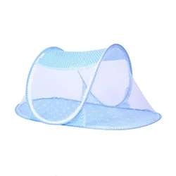 Portable Foldable Baby Mosquito Netting Sleep Tent for Newborns and Toddlers (Blue)