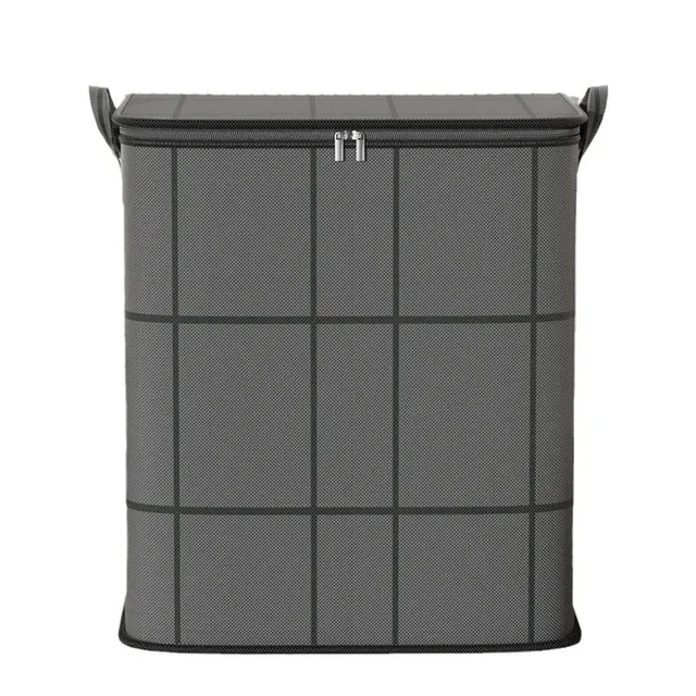Sac de rangement pliable épais de grande capacité, résistant à l'usure, pour vêtements et couettes, boîte de rangement en tissu Non tissé, garde-robe 5