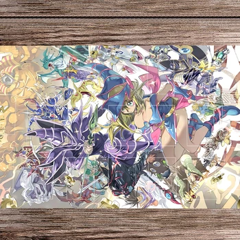 YuGiOh Playmat Duel Monsters TCG CCG Mat Trading Card Game Mat Anti-slip Rubber Mouse Pad Table Desk Mat Free Bag 60x35cm