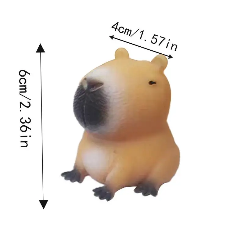 Capybara Anti Stress Fidget Toys For Anxiety Capybara Unusual Object Funny Stuff Cartoon Animal Decompressions Pinch Toyfor Kids