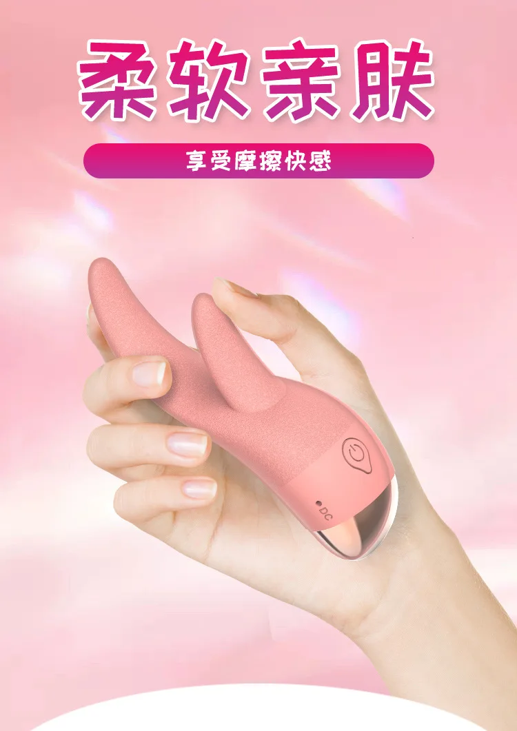 Realistic Double Tongue Licking Vibrator G-spot Stimulator_voghion.com