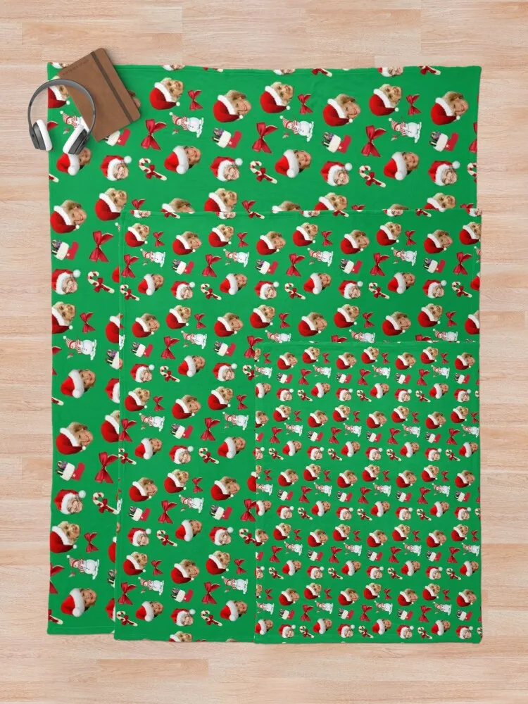 Golden girls- christmas pattern Throw Blanket Sleeping Bag Blanket Soft Bed Blankets