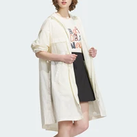 Adidas officiel véritable nouveau NEO femmes à capuche Simple ample Long manteau IK7648 2