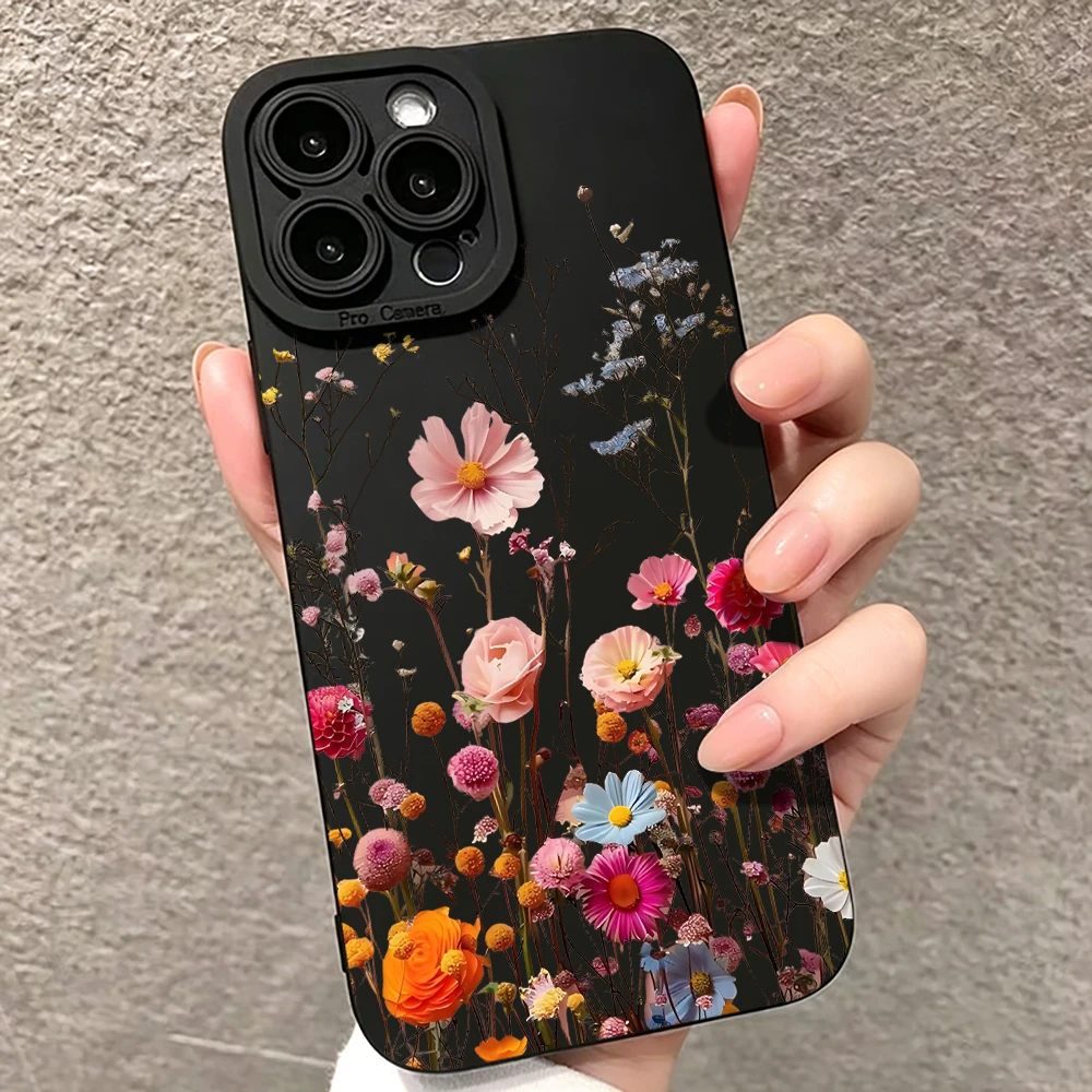Wildflower Meadow Soft TPU Phone Case with Full Camera Protection