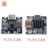 5V 2.8/3.6A Charge Discharge Module 18650 Lithium Battery Charging Boost Power Board Step-up Charge Protection Module Type-C USB 1