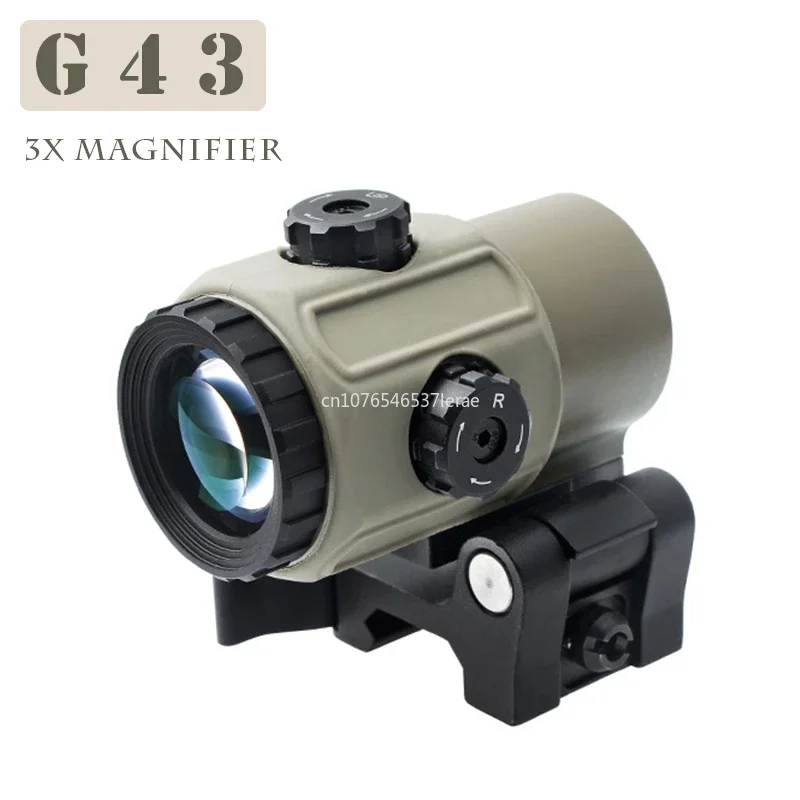 Riflescope Cover Tactical G33 G43 3X Magnifier Scope Sight with Switch to Side STS Quick Detachable Mount Hunting G45 5X Magnifiers Rifle Scopes