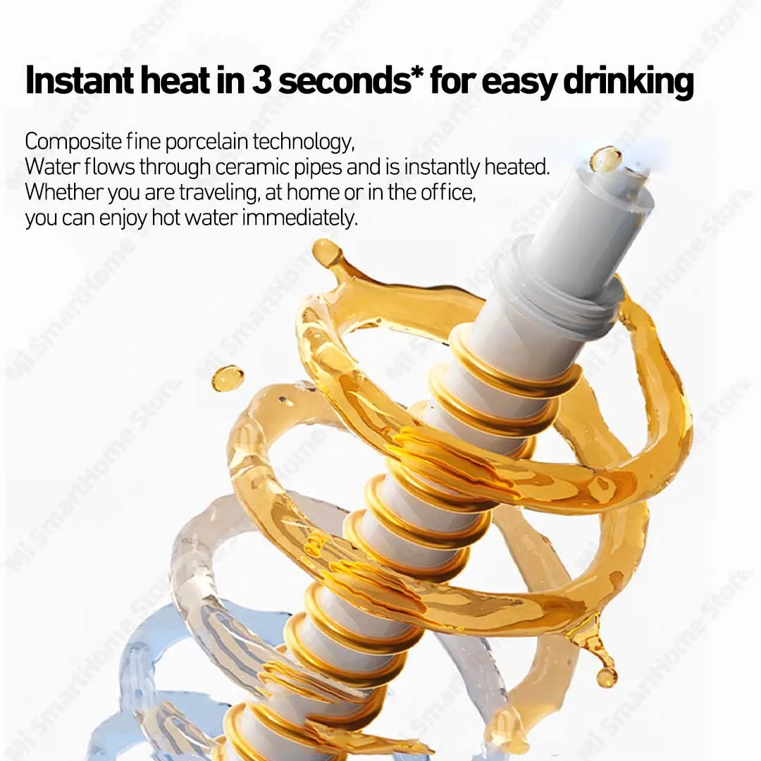 XIAOMI MIJIA Portable Instant Hot Water Dispenser Office Home Desktop Electric Kettle Thermostat Portable Water Pump Fast heatin 2
