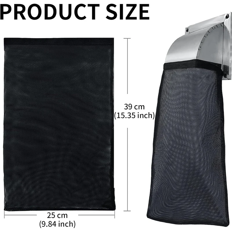 6Pack Dryer Vent Lint Bags Lint Traps Dust Bag For Outdoor Dryer Vents Capturing And Dust Easy To Use About 39 X 25Cm
