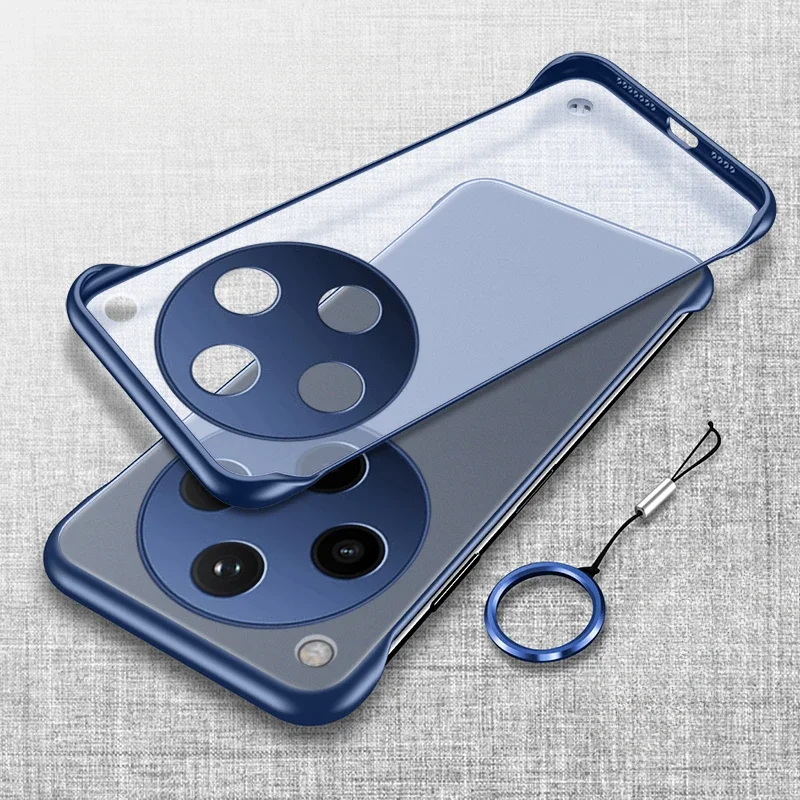 Translucent Frameless Ultra Thin Hard Matte Phone Case Bumper