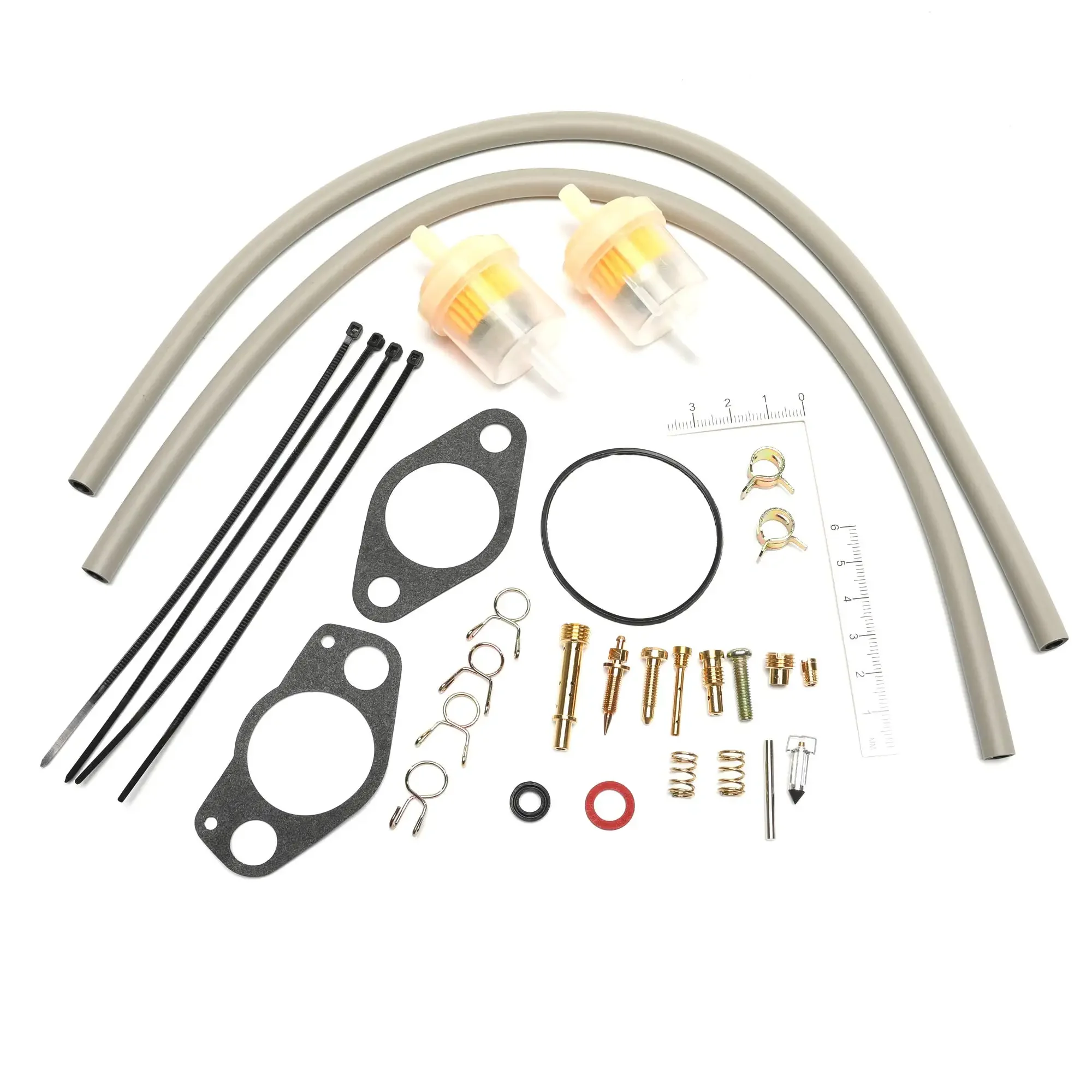 Carburetor Repair Kit for Kawasaki 2500 2510 2520 Mule Engine Replaces 15003-2509 11009-