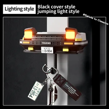 AE86 voiture créatif crochet phare clé support de rangement porte-clés pour véhicule décoration porte-clés 1