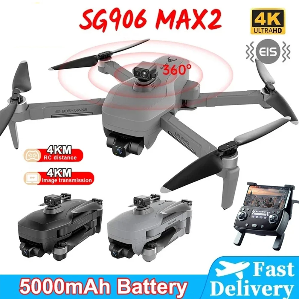 

SG906 MAX2 Drone 4K Professional HD Camera Laser Obstacle Avoidance 3-Axis Gimbal 5G WiFi SG906 Max FPV Dron RC Quadcopter