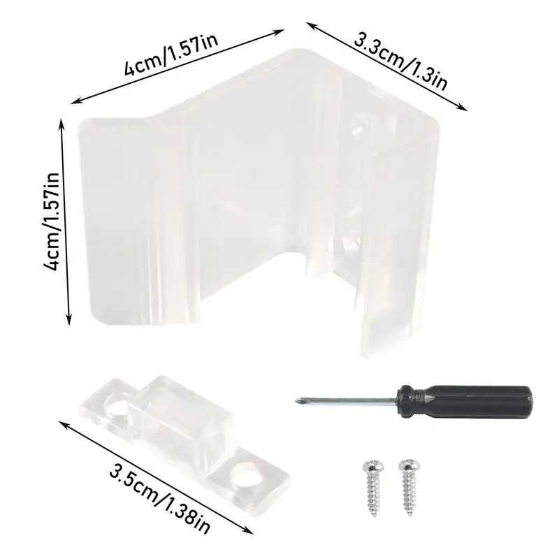 Sliding Door Latch Replacement Mirrored Closet Catch Sliding Door Lock Shock Absorption Interior Hardware Safety Replacement