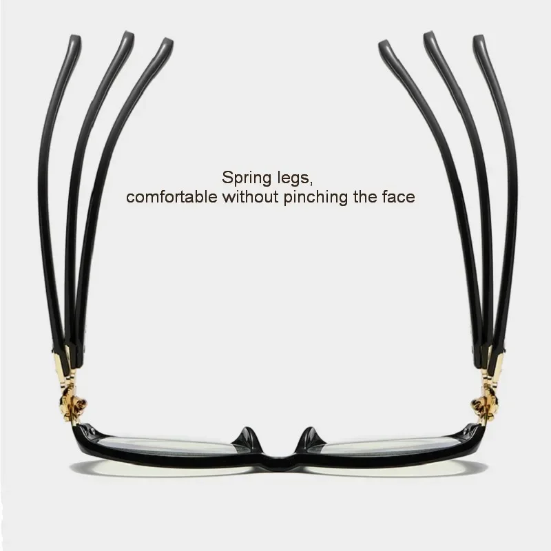 Women Fox Anti-Blue Reading Glasses Ladies Fashion Presbyopic Prescription Eyewear +1.0~+4.0