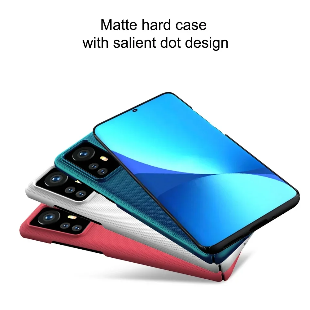 Nillkin Super Frosted Shield Case For Xiaomi Mi 12 12X Matte Hard PC Anti-Fingerprint Shockproof Phone Cover 3