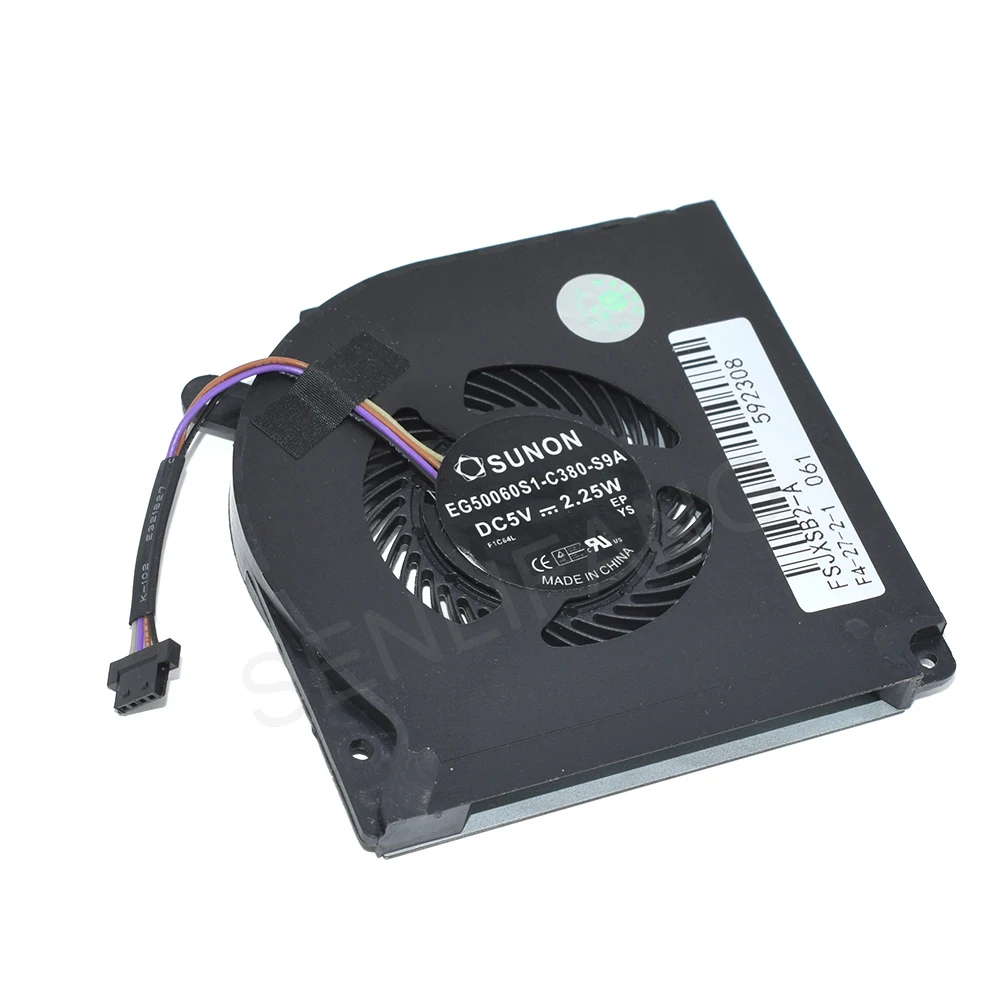 para Sunon Dc5v 2.25w Eg50060s1-c380-s9a Eg75070s1-c450-s9a Cpu Ventilador de Refrigeração Radiador Portátil Novo - Imagem 5