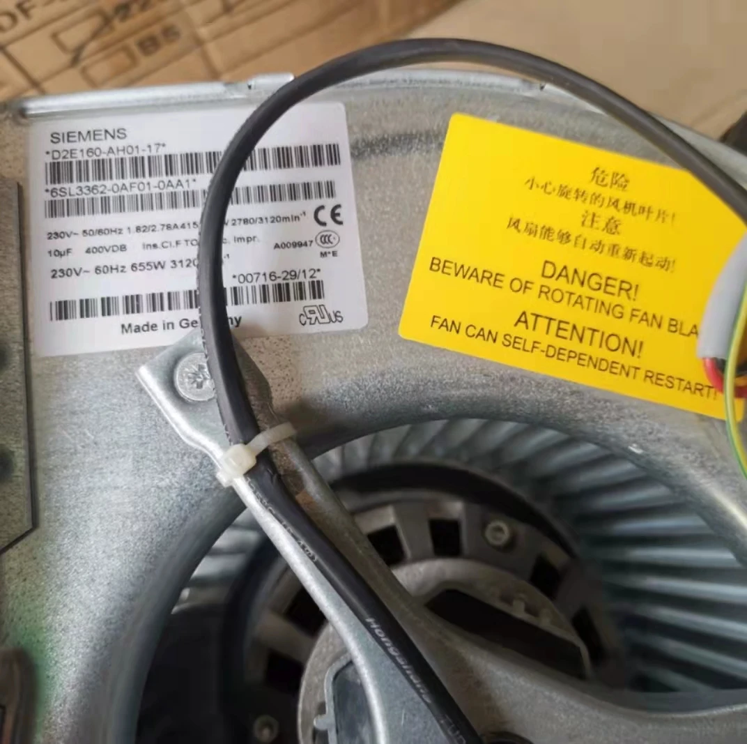 D2E160-AH01-17 6SL3362-0AF01-0AA1 оригинальный новый Siemens ebmpapst Центробежный Мотор fan D2E160-AH01-17 6SL3362-0AF01-0AA1 оригинальный новый Siemens ebmpapst Центробежный Мотор fan