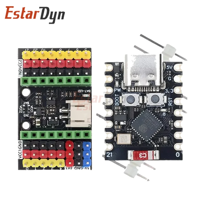 ตัวเลือกสินค้า บอร์ดพัฒนา ESP32-C3 Mini ครบเครื่อง WiFi+Bluetooth