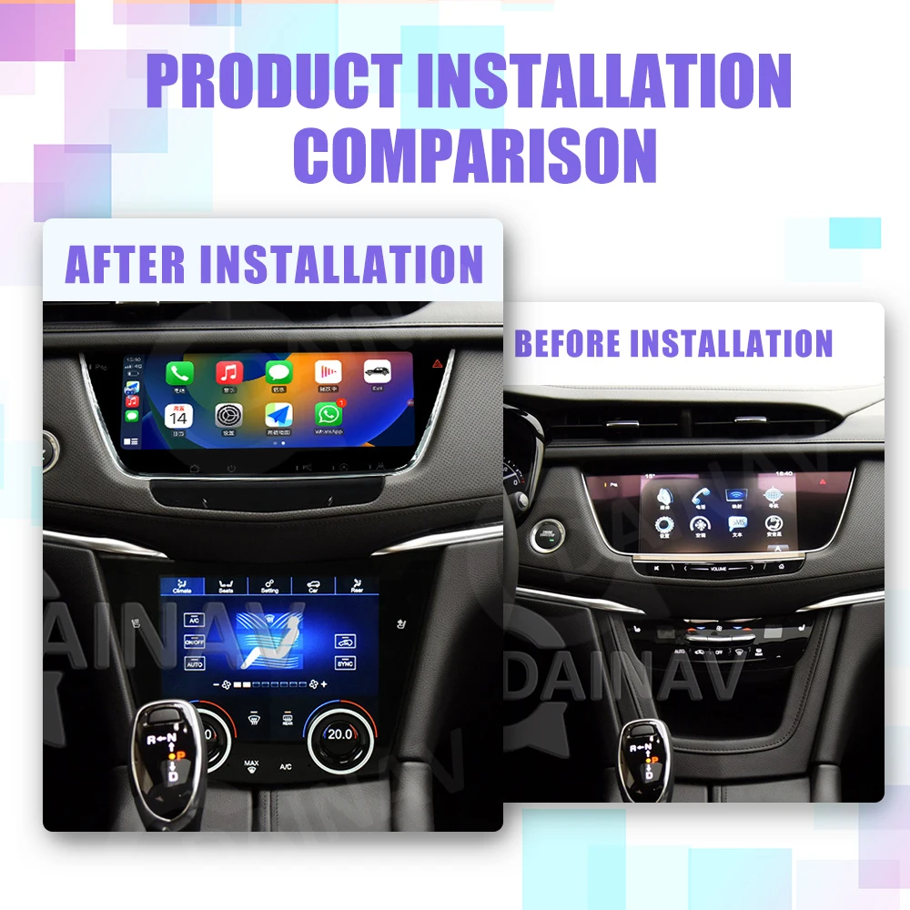 

Qualcomm 665 Android 12 Car Radio Carplay For Cadillac XT5 XT6 2016-2023 Auto Stereo Car Multimedia Player GPS Navigation 2DIN