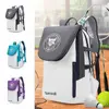 Foldable Tennis Paddle Backpack Large Capacity Handbag Tennis Bag Handheld Expandable Badminton Racket Bag Racquetball 3