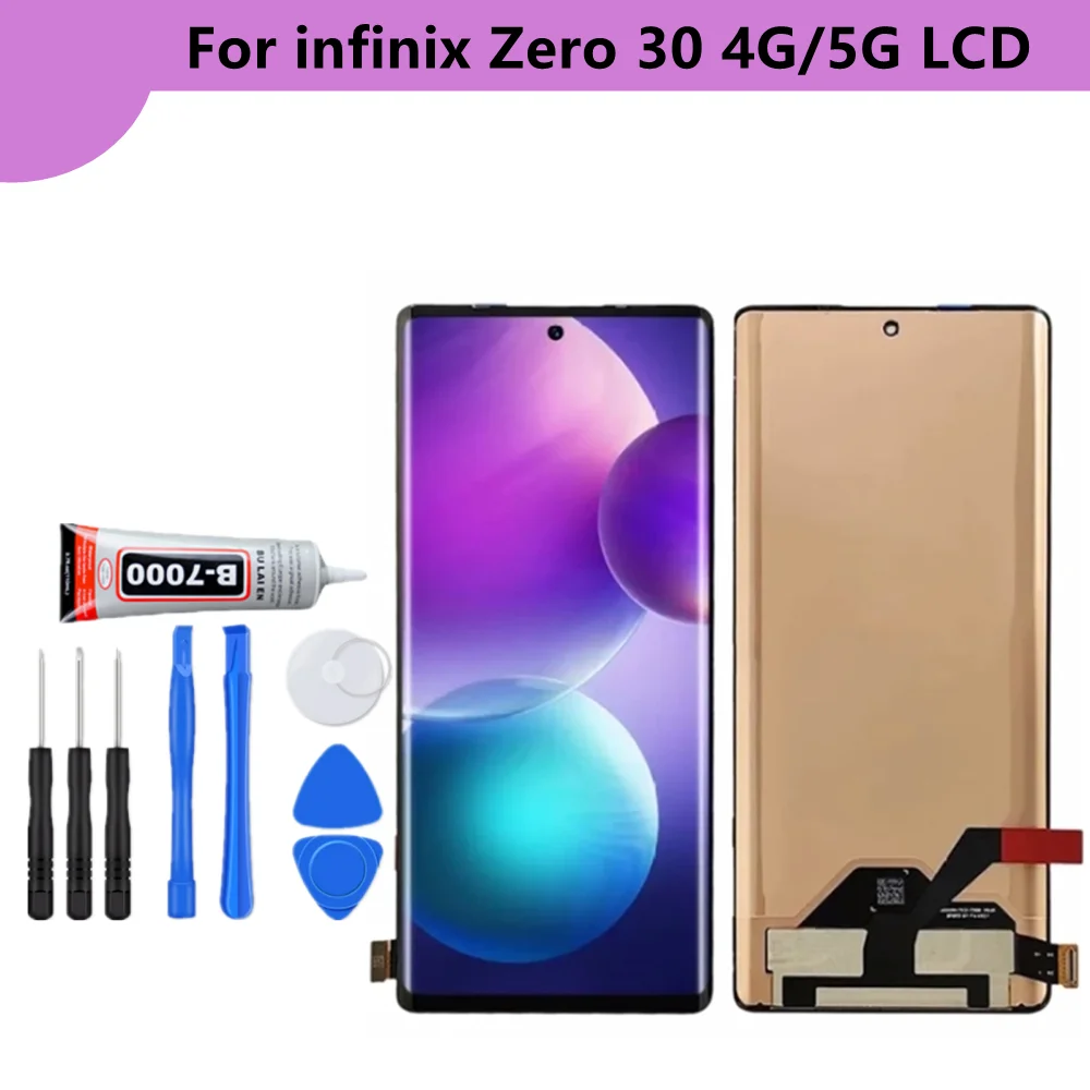

Super AMOLED 6,78 ''для Infinix Zero 30 4G 5G X6731 X6731B, ЖК-дисплей, детали