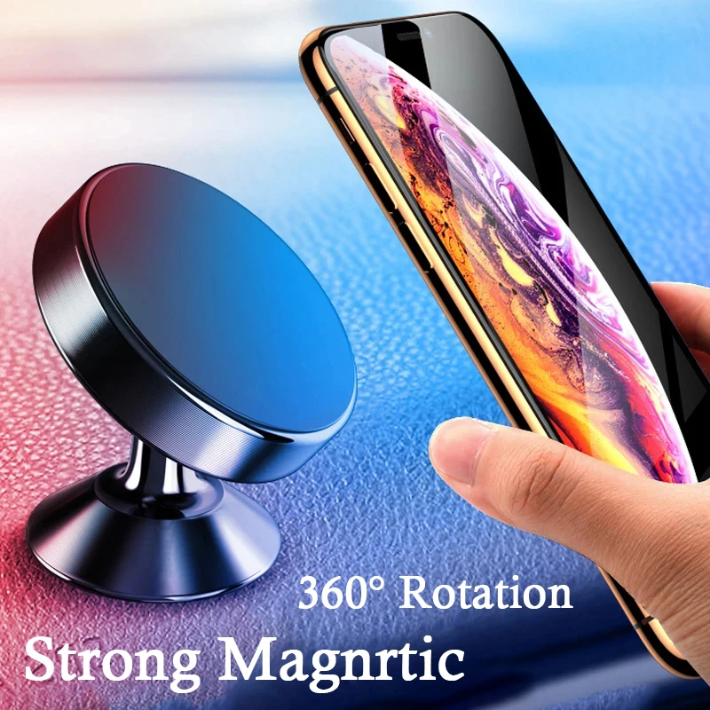 Universal Car Mobile Phone Holder with 360 Rotating Adhesive Mount