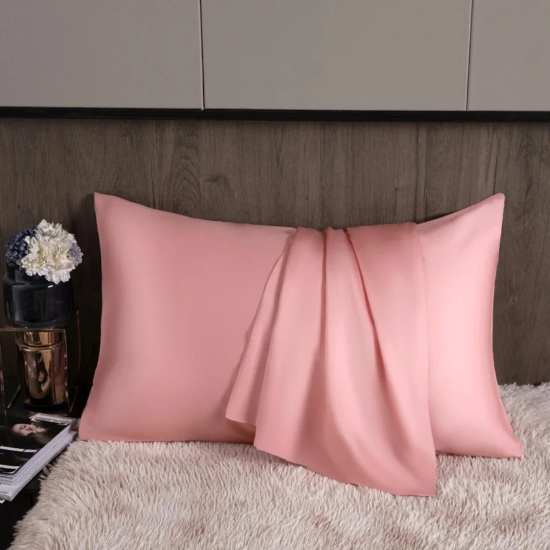 Pure Mulberry Silk Pillowcase 100% Natural Silk Pillow Cover 40*60cm 50*70cm Qeen King Size Pillowcase 5