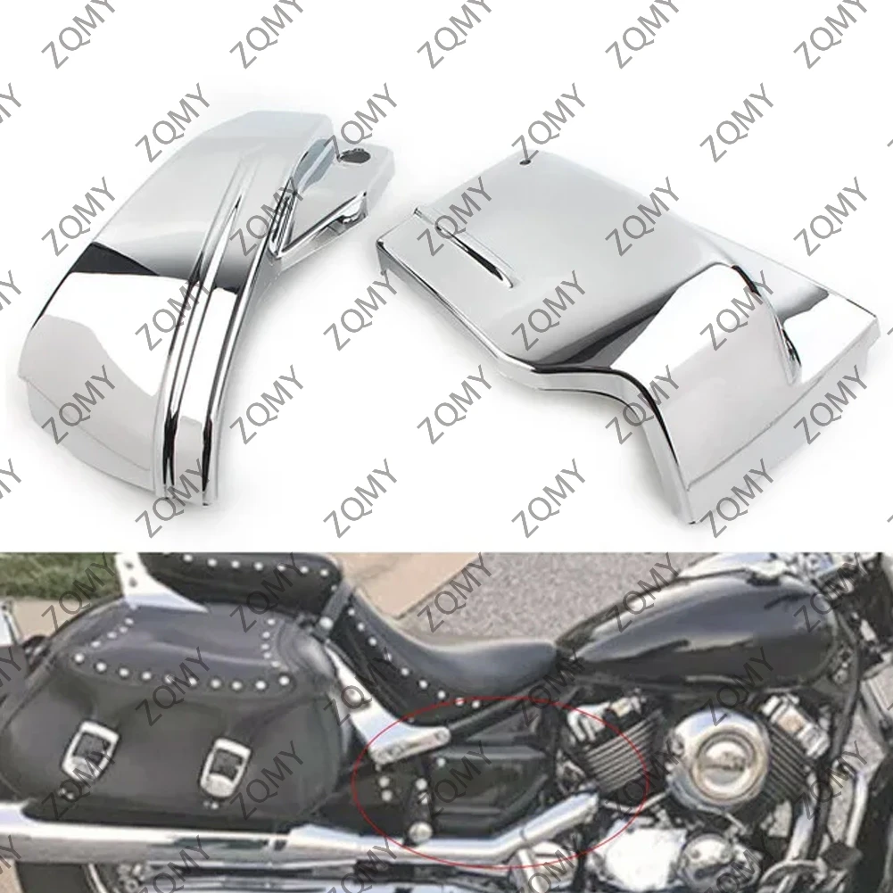 1 пара, защитная крышка для аккумулятора мотоцикла Yamaha V Star 650 DragStar 650 XVS650 XVS650A (art.: 3920c74554f4b) - 3920c74554f4b