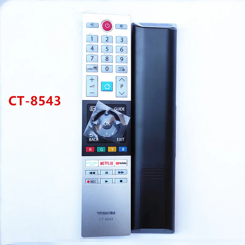 Adatto Per Telecomando Toshiba Smart Tv Ct-8543 40 L2863Dg 32 L3963Da 32 L3863Dg 32 W2863Dg 49 L2863Dd 49 T6863Da 55 U6863Da 55 V5