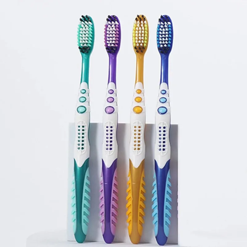 Manual Hard Bristle Toothbrush for Effective Oral Cleaning for Adults