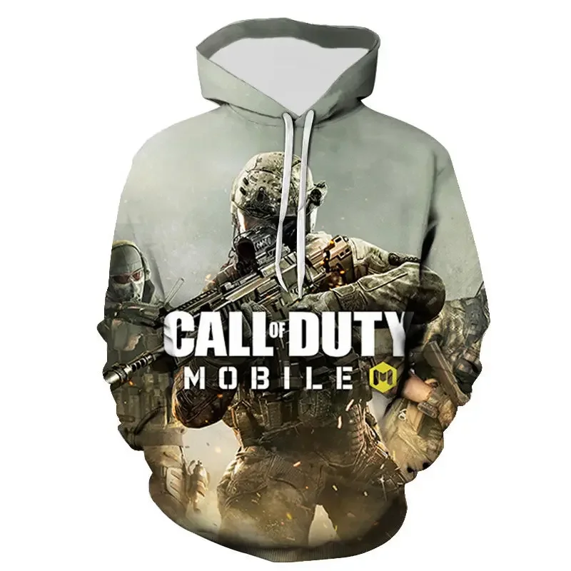 

Call Of Duty FPS Shooting Game Hoodies For Men Fashion Trend Harajuku Sweatshirts Autumn Casual Clothing Oversized Hooded Shirt