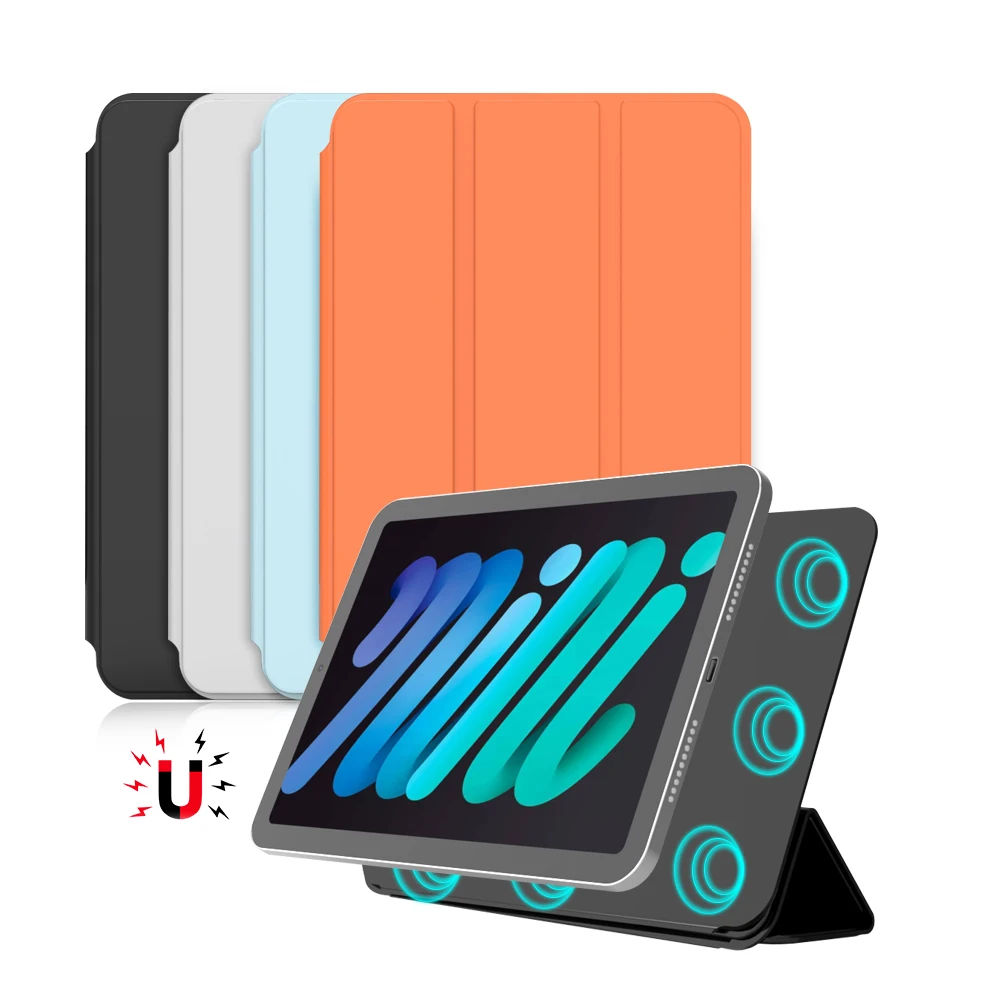 Estojo Magnético Inteligente com Suporte Triplo Capa para Ipad Mini 2023