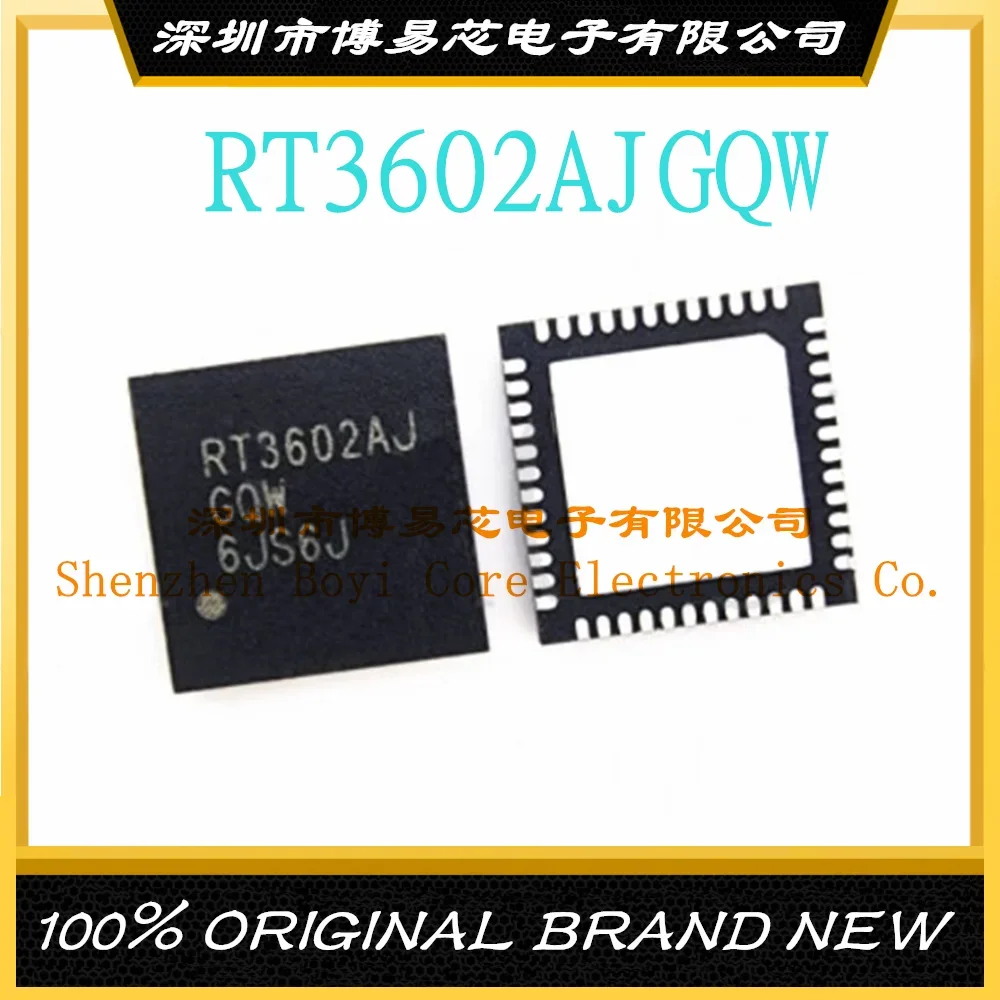 RT3602AJGQW RT3602AJ WQFN-48 New original Vcore controller IC chip new original 5pcs ucc3583d sop 14 voltage regulator controller chip ic integrated circuit good quality