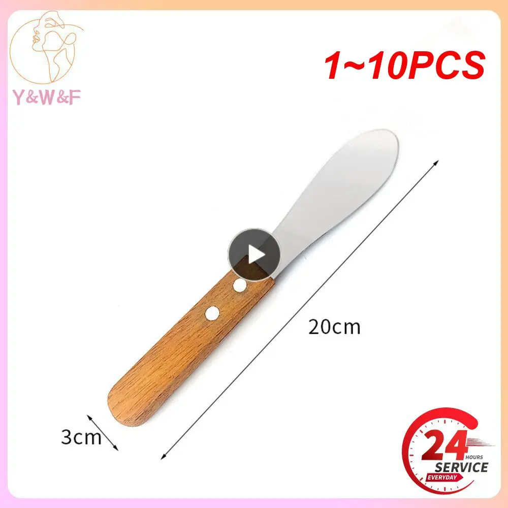 

1~10PCS Modern Minimalist Cheese Knife Polished Butter Knife 420 Stainless Steel Cream Scraper Kitchen Tools Smoothing Cream