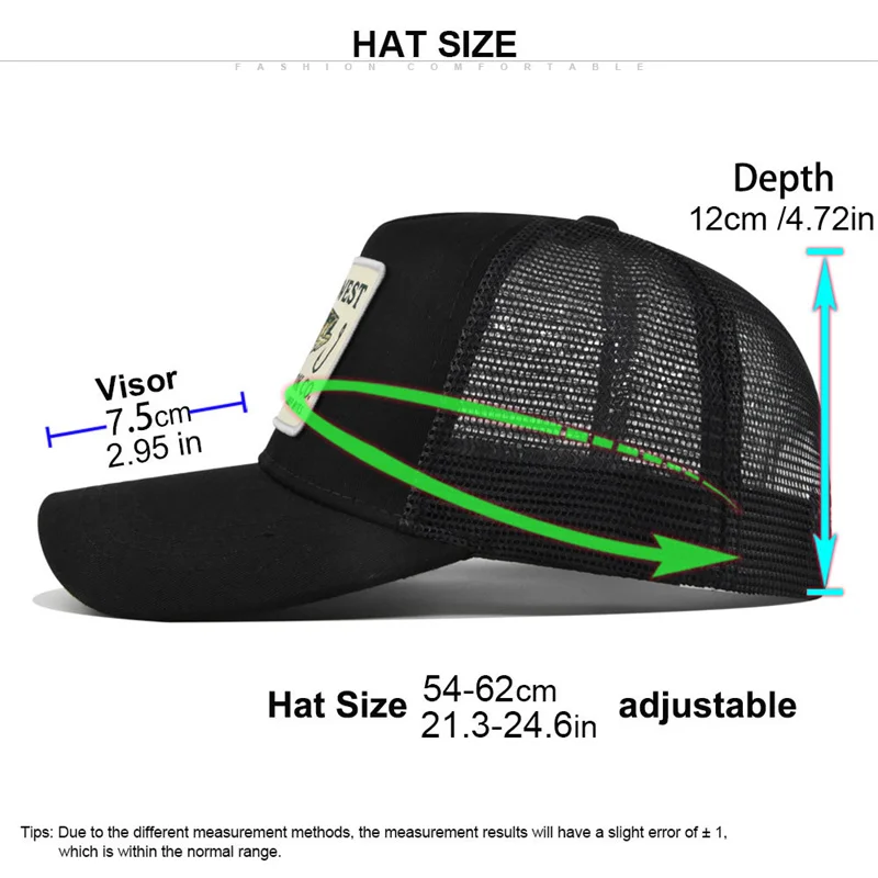 High Quality Fishing Embroidery Baseball Cap for Men Women Outdoor Fishing Snapback Mesh Hat Breathable Sunshade Dad Trucker Hat