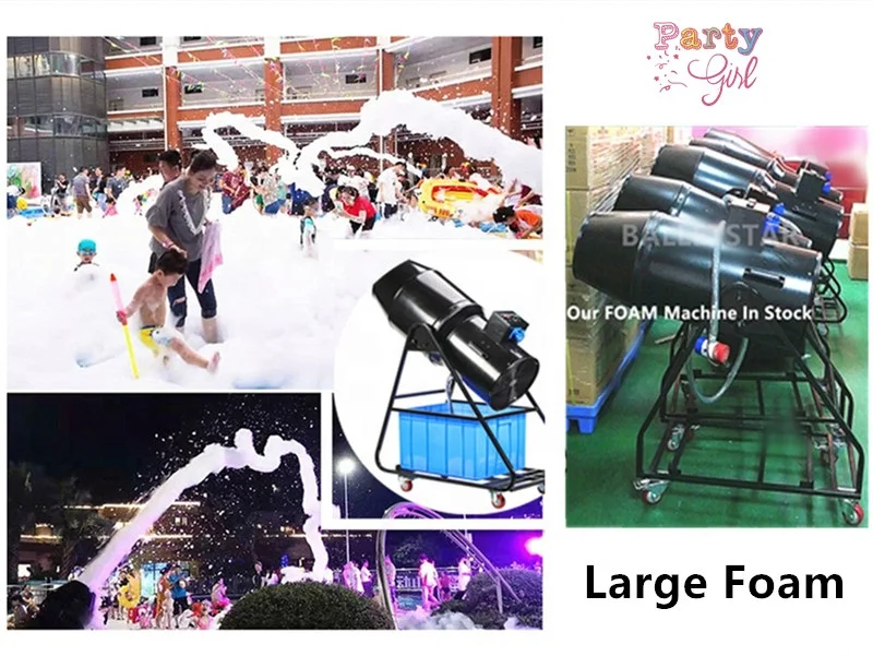 수영장 캐논 폼 파티 제트 비치 스테이지 버블 블로워 3000W 폼 파티 머신 무빙 헤드 스노우 어린이용 특가 상품