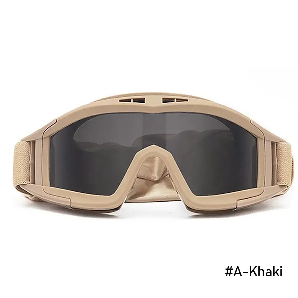 Outdoor Tactical Glasses Desert Locust Fan Goggles CS Anti-shock Sports Unisex Men's Cycling Goggles Polarized Sports Glasses Tactical Goggles Polarized Goggles