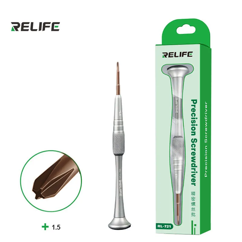 RELIFE RL-721 정밀 드라이버는 휴대폰 수리를 위한 IP17을 지원합니다. 강력한 자기 흡착 핸드 툴 세트