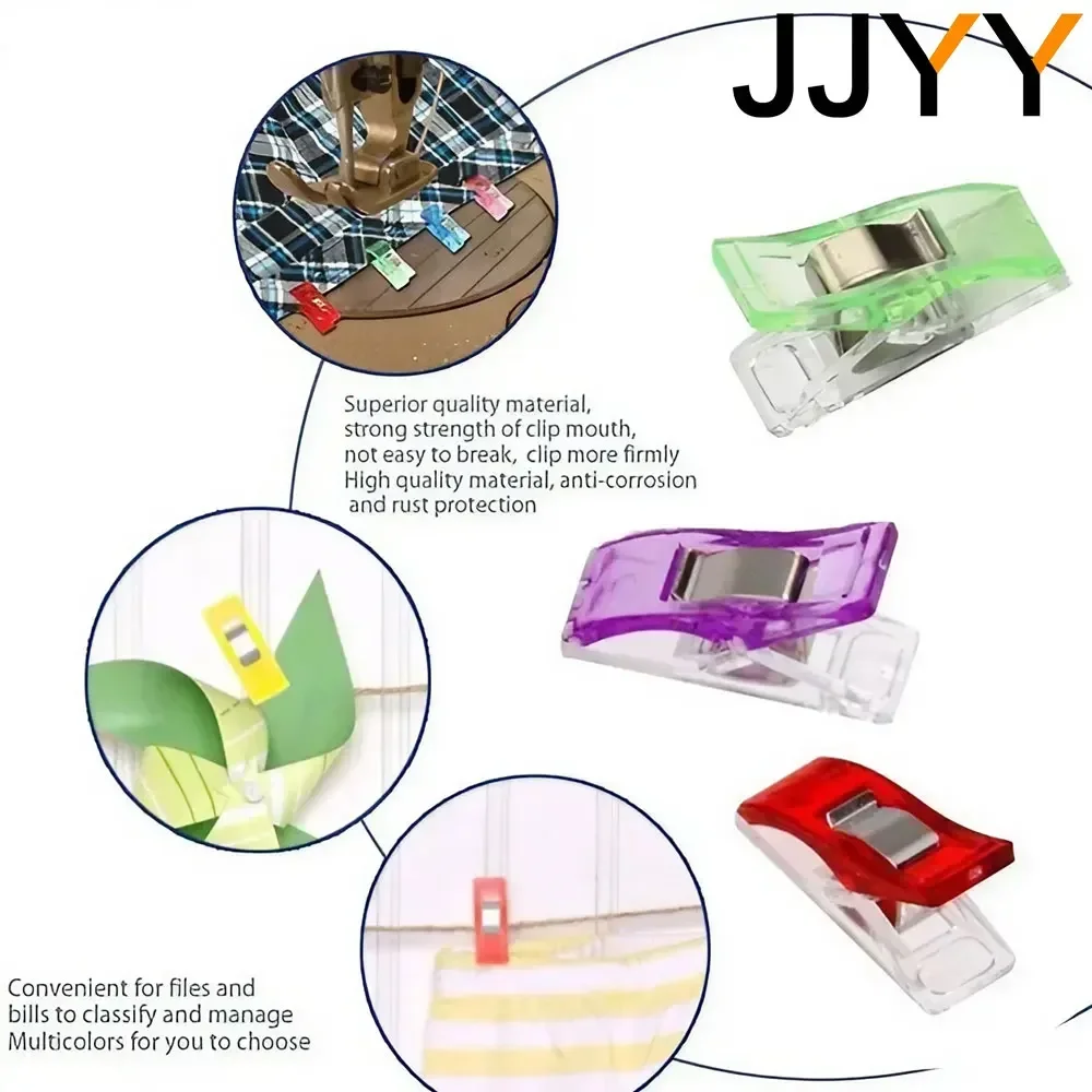 Multicolor Sewing Clips 10 20 50 PCS Ideal for Quilting Sewing Crocheting Crafting Knitting Securely Hold Fabrics