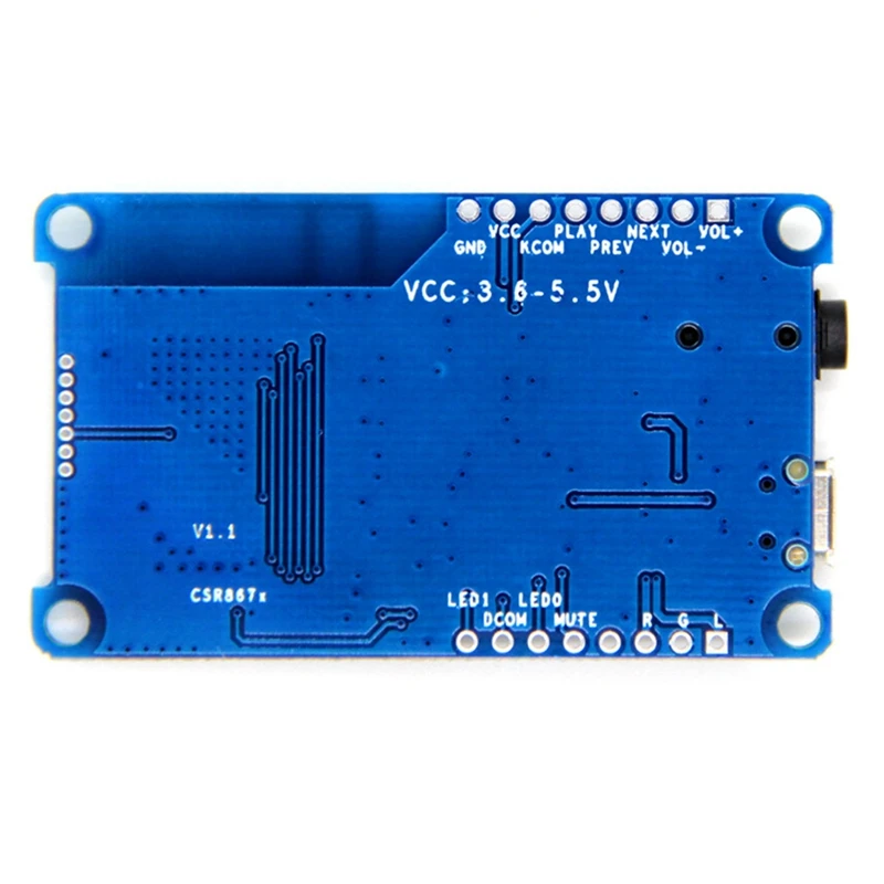 CSR8675 블루투스 V5.0 디코더 보드, PCM5102A 저전력 소비 지지대, APTX, APTX-LL, APTX-HD