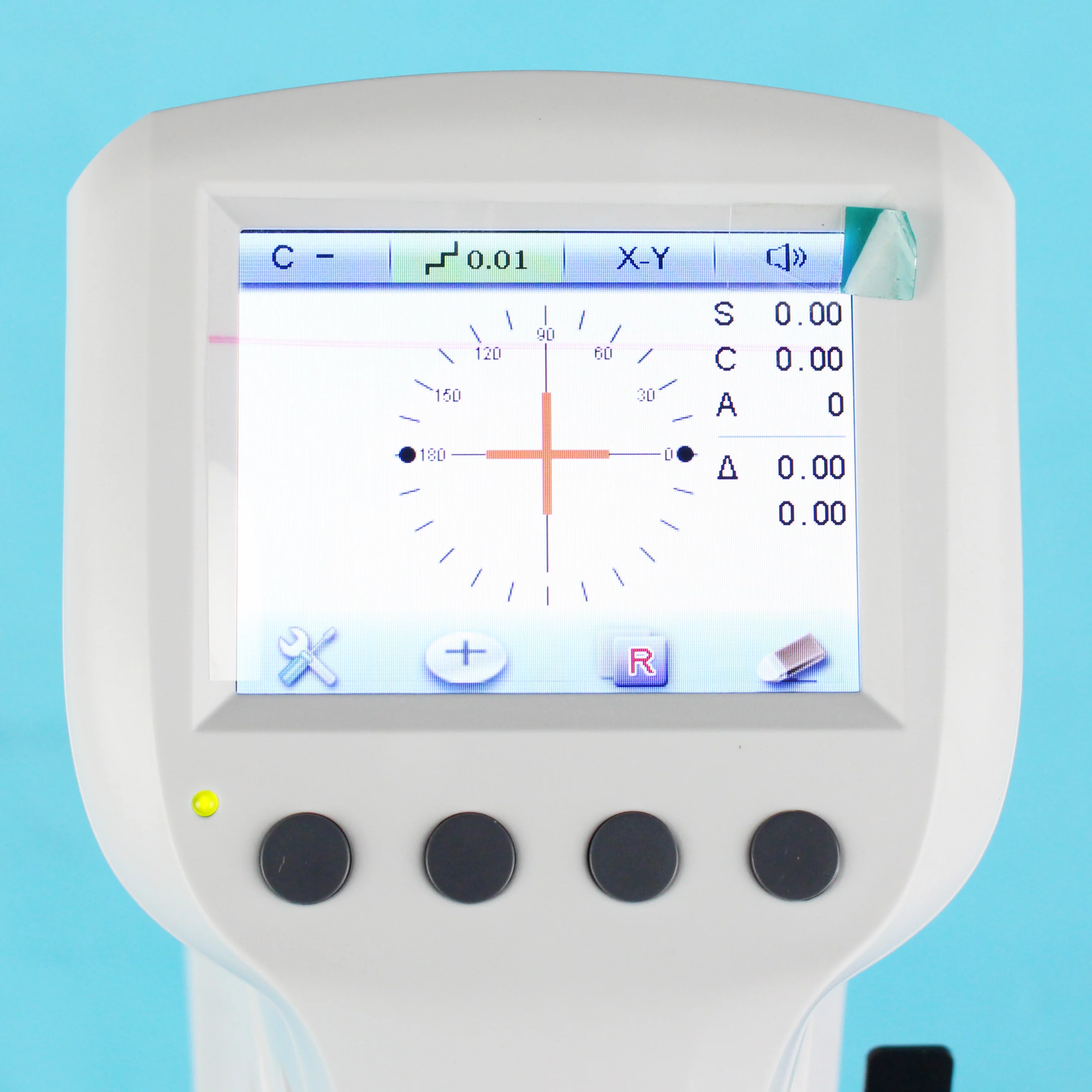 Compact Auto Lensmeter Digital Focimeter Automatic Lensometer With Aluminum Carry Case No Printer