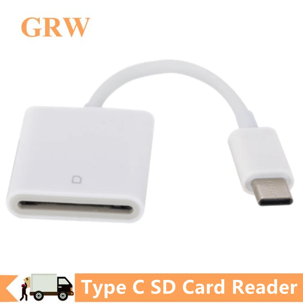 

Grwibeou Type-C SD Card Reader USB-C to SD/TF USB C Card Readers for Samsung Huawei XiaoMi Macbook Pro/Air Laptop Phone Type-C