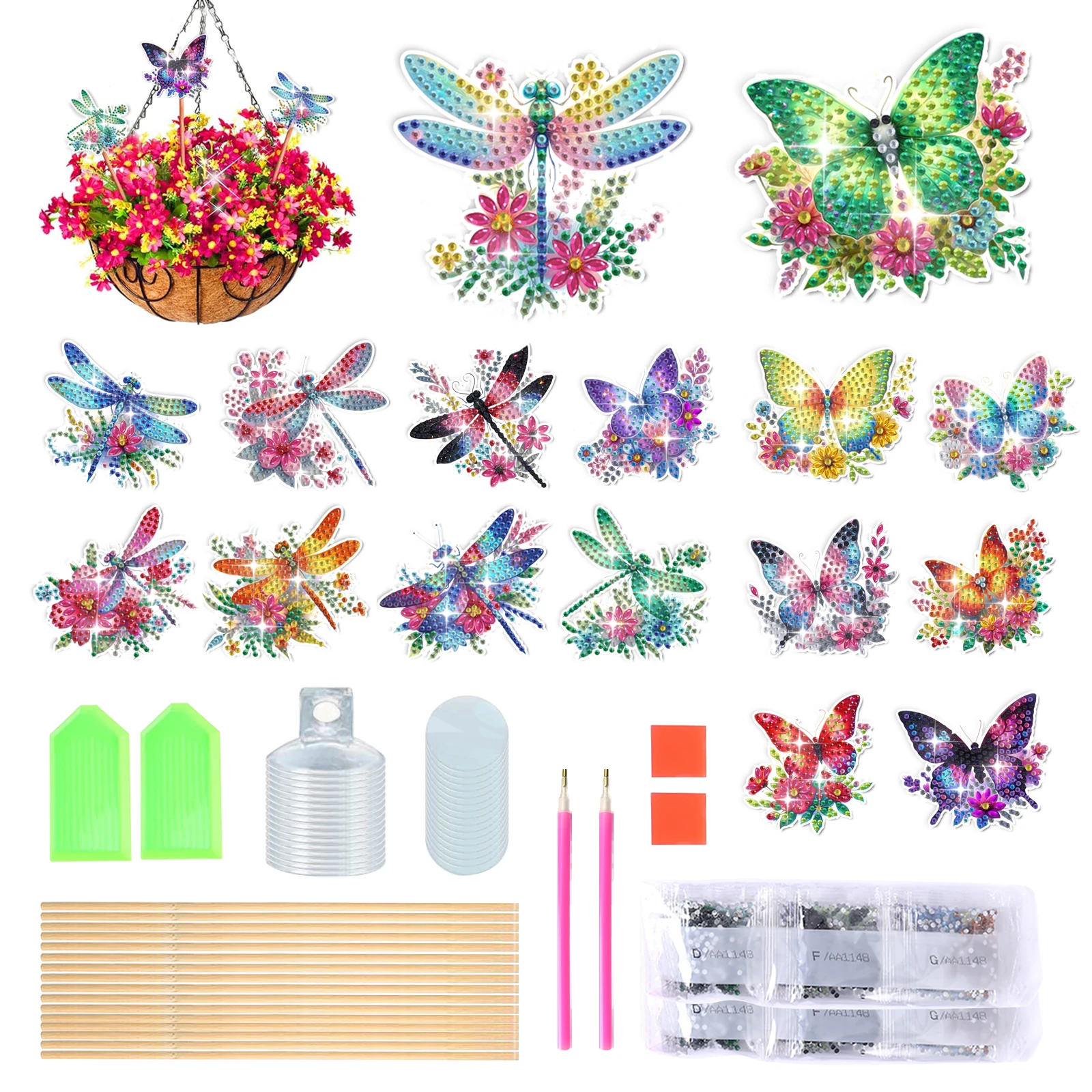 

16 шт., Набор для творчества «бабочки»