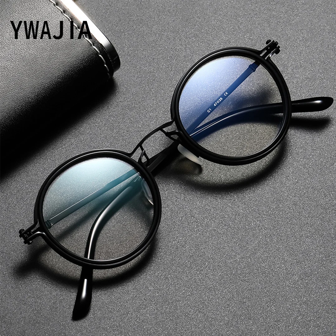 

Retro Fashion Metal Round Presbyopia Optical Glasses HD Anti Blue Light Computer Goggles Eye Protection Diopter Reading Glasses