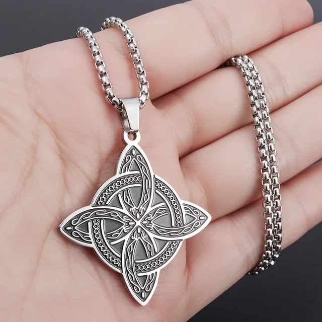 Pentacolo Ciondolo in argento sterling massiccio ciondolo grande .925 x