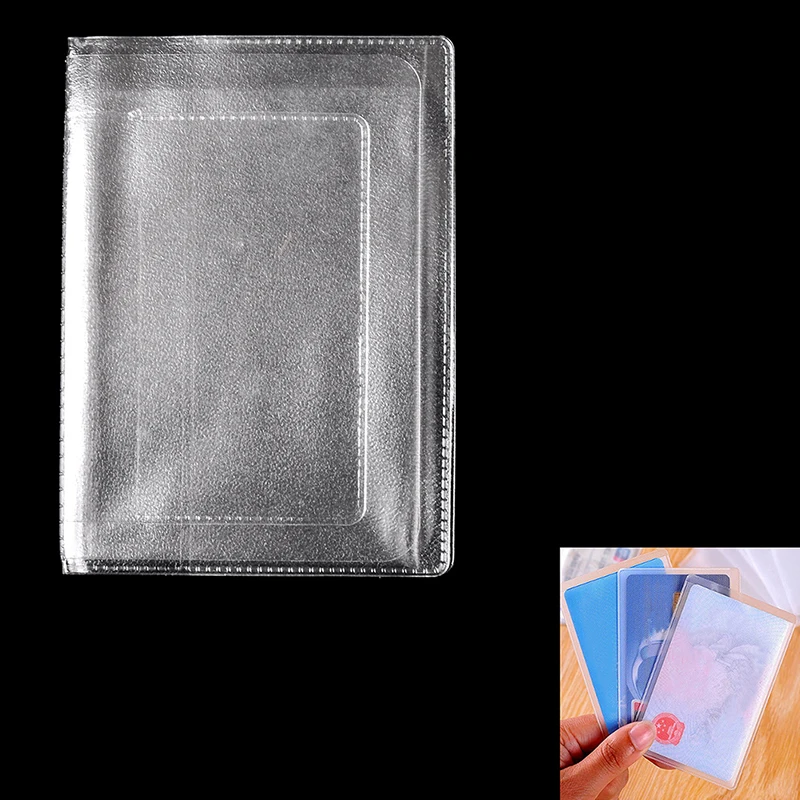 

1PCS PVC Transparent Auto Documents Cover Driver's License Case Protect Car ID Card Holder Bags Hot Sale High Quality