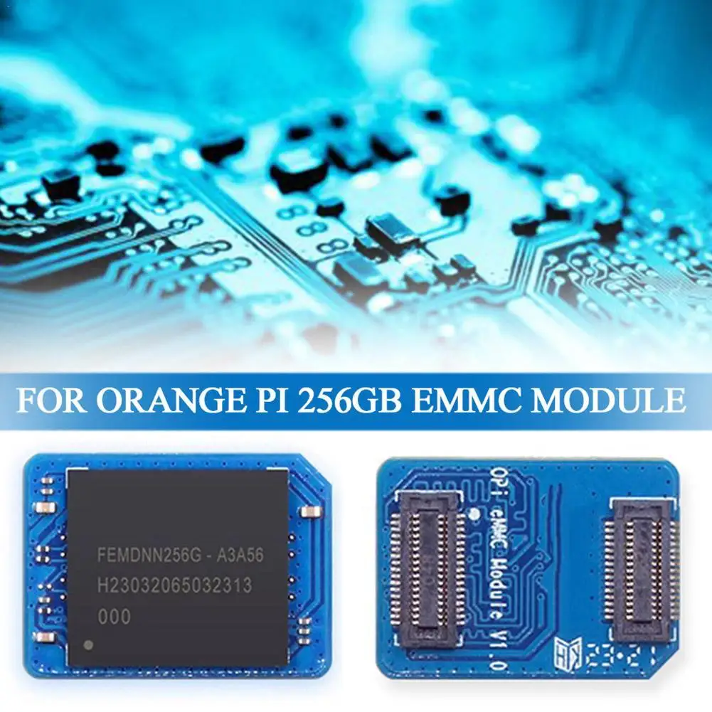 

Для Orange Pi EMMC модуль 32 Гб 64 Гб 256 ГБ с быстрой скоростью чтения и записи, хорошая совместимость, высокая экономичность