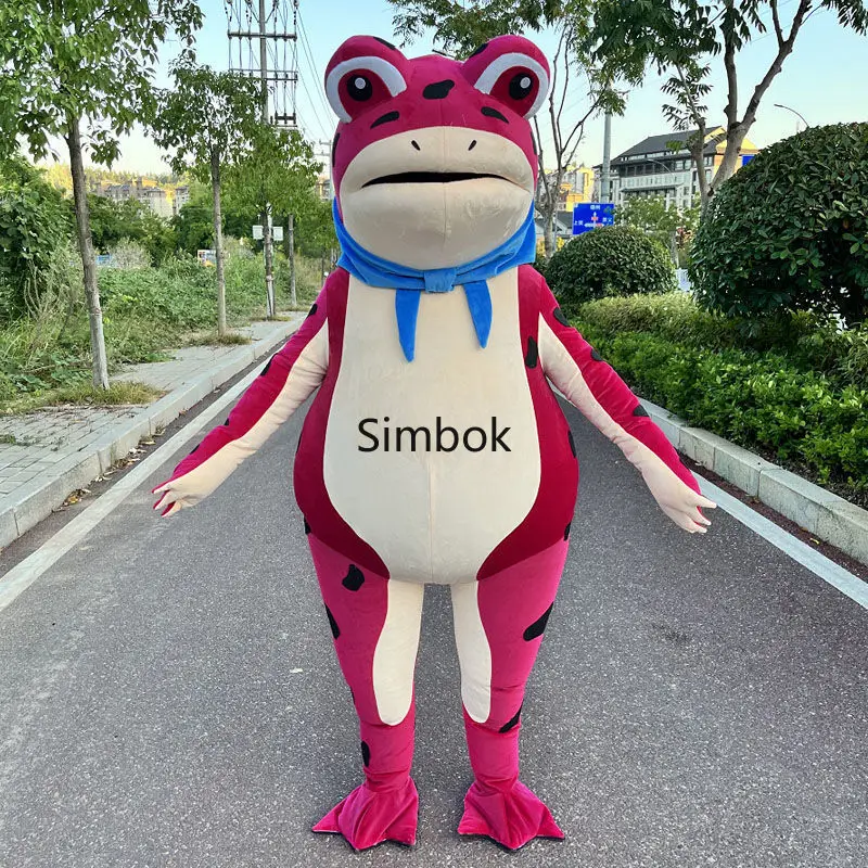 Žába kreslený panenka kostým nafukovací nový maskot dospělý cestička vystoupení cosplais oblečení ropucha panenka oblečení reklama karneval